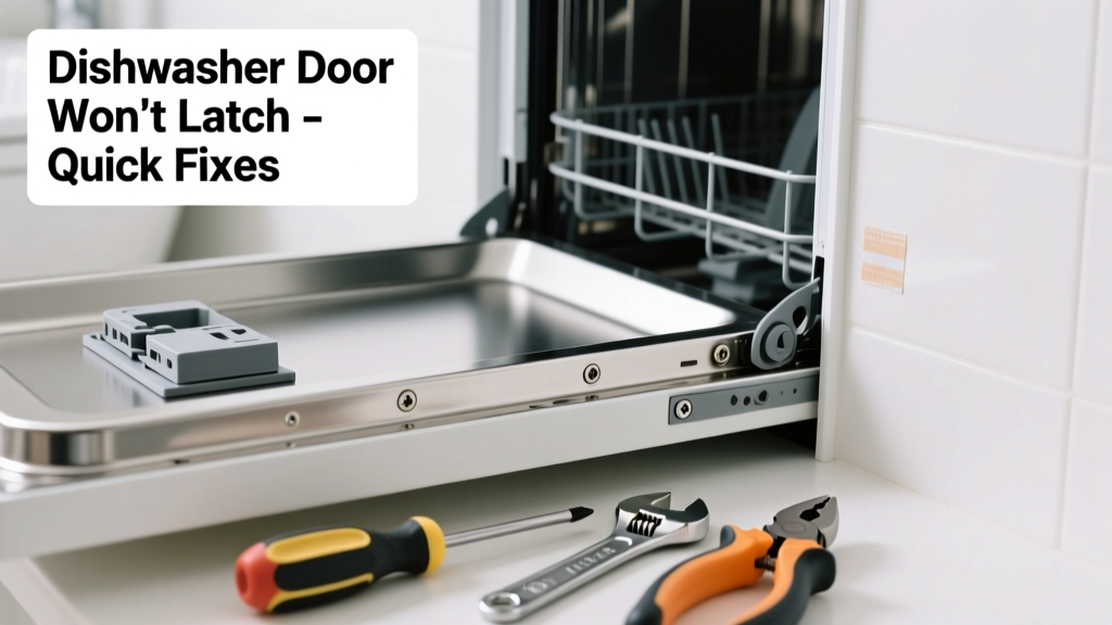 Dishwasher Door Won’t Latch in Bathroom: Quick Fixes