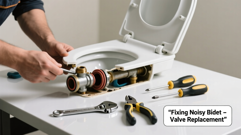 Fixing a Noisy Bidet That Won’t Work Properly