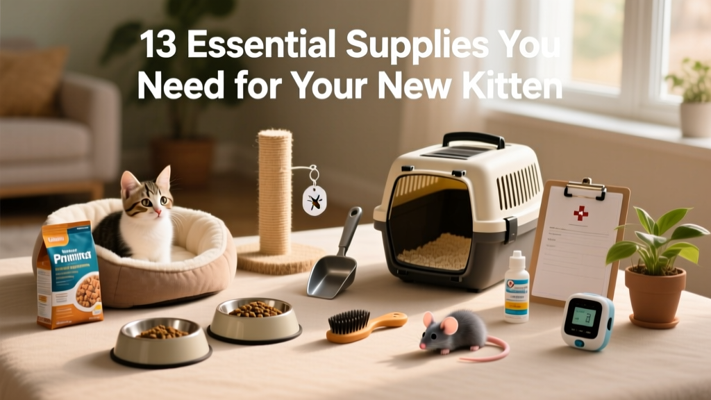 New Kitten Checklist: 13 Essential Supplies You Need at Home