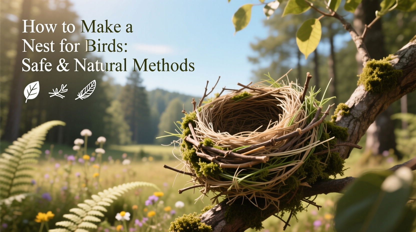 how to make a nest for birds