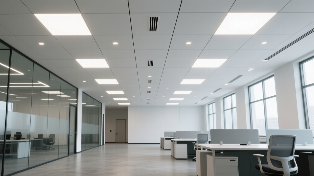Office LED Layout Tool: Optimize 2×2 Panels for Ergonomics
