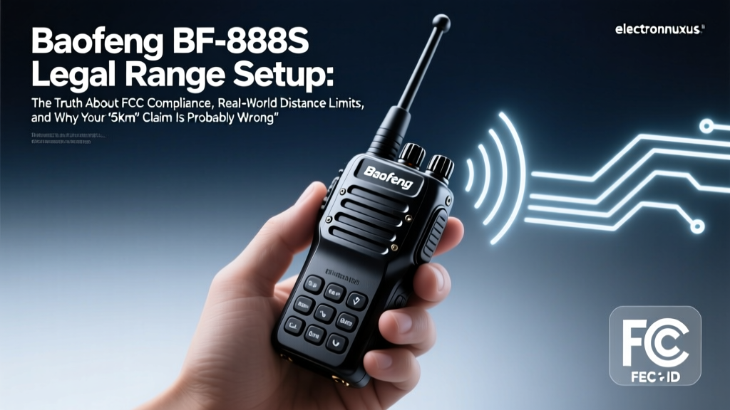 Baofeng BF-888S Legal Range Setup: The Truth About FCC Compliance, Real-World Distance Limits, and Why Your '5km' Claim Is Probably Wrong