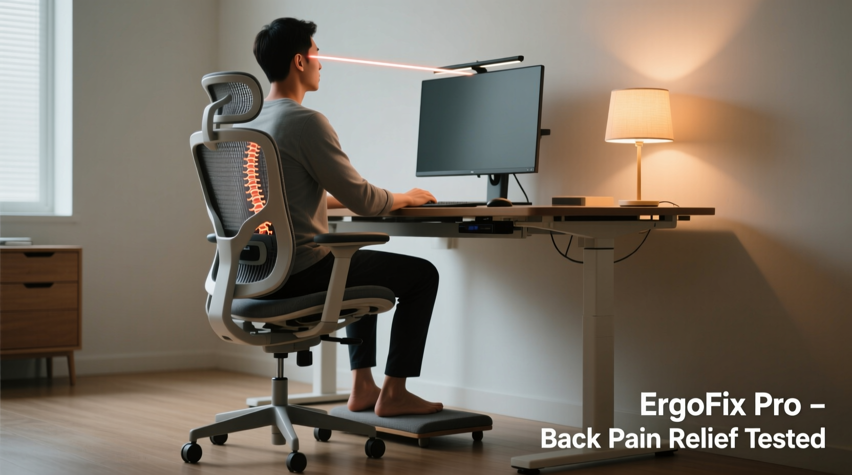 back pain while sitting at desk ergonomics fixes that actually help