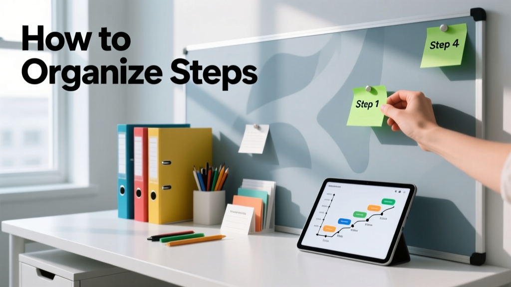How To Organize Steps: A Practical, Evidence-Based Framework for Clarity and Execution
