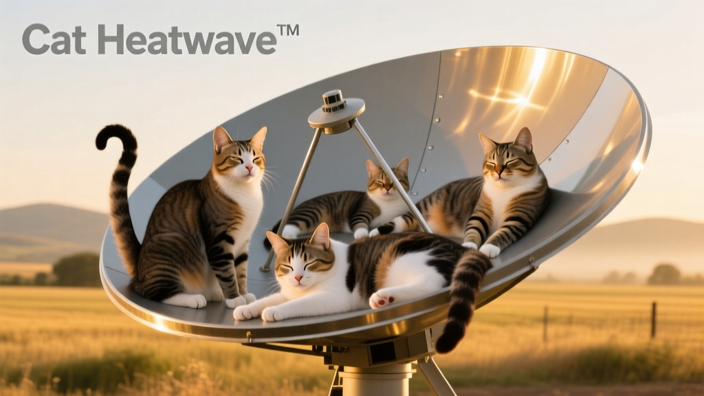 Cats Are Using Elon Musk's Internet Satellite Dish As a Butt Warmer and the Photos Are Hilarious