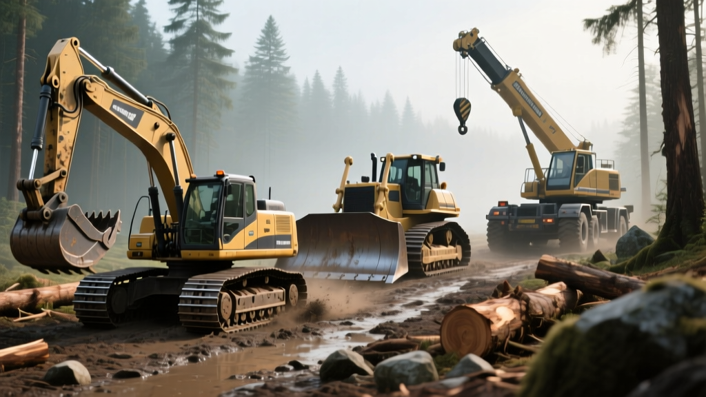 Safe Heavy-Duty Equipment Recovery for Logging Machinery