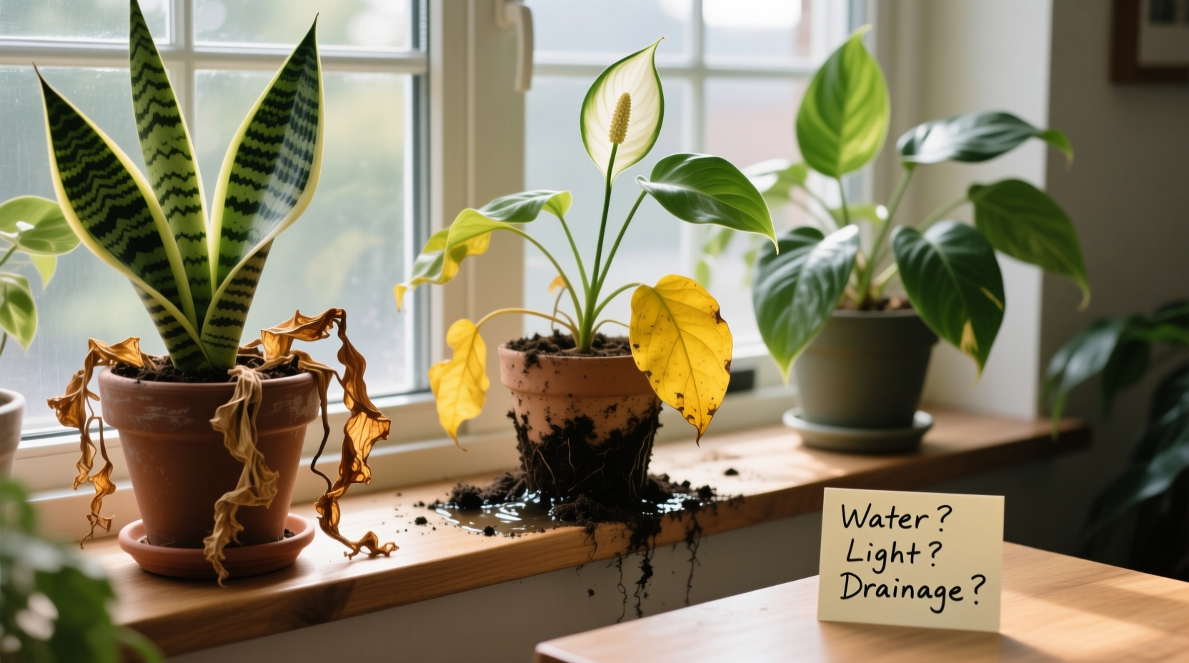 why are my houseplants drooping and what simple fixes actually work
