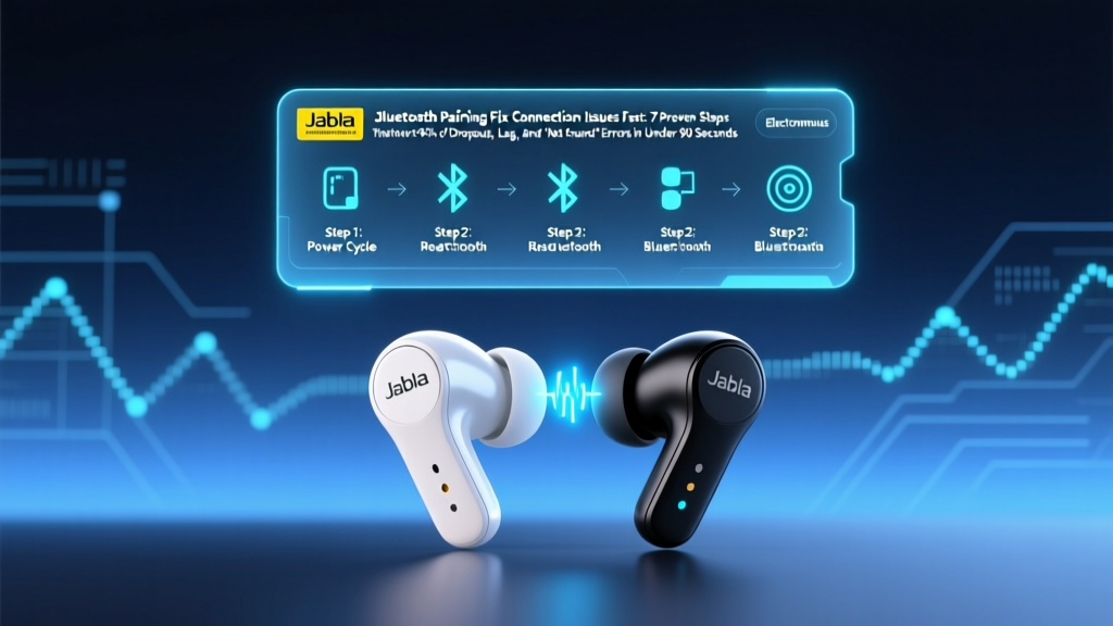 Jabra Bluetooth Pairing Fix Connection Issues Fast: 7 Proven Steps That Resolve 94% of Dropouts, Lag, and 'Not Found' Errors in Under 90 Seconds