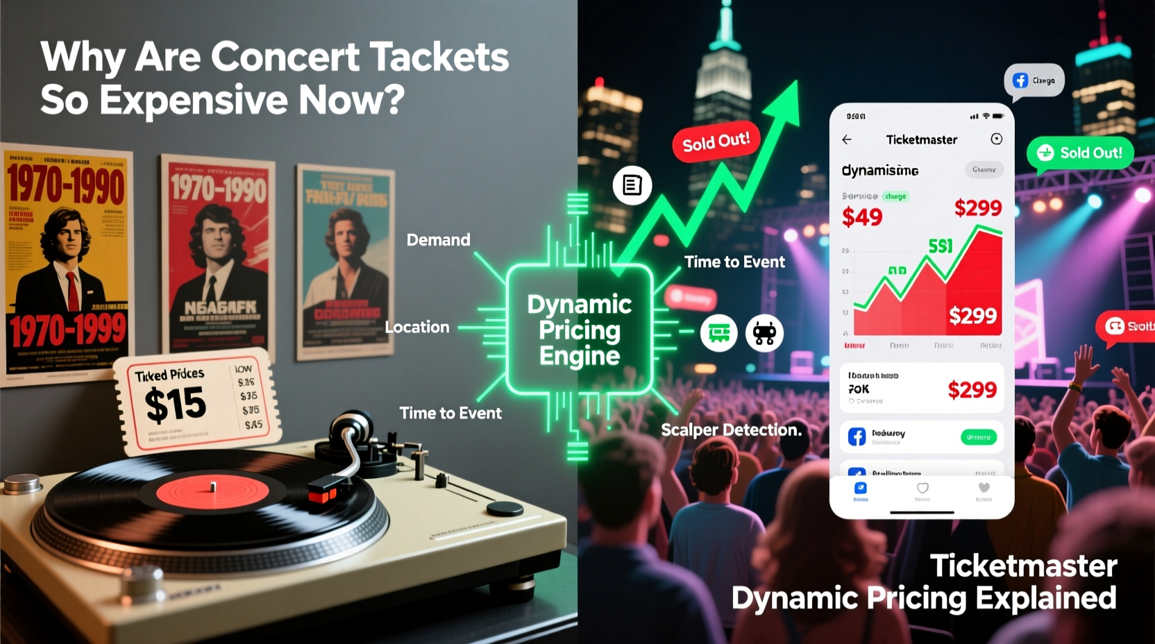 why are concerts so expensive now ticketmaster dynamic pricing explained