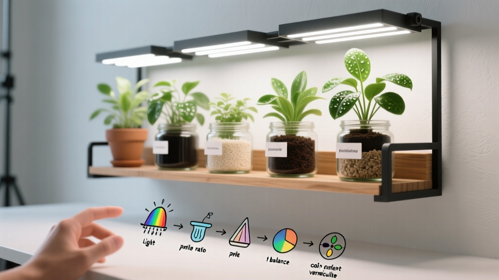 Grow Lights for Indoor Plants: 7-Step Soil Mix (2026)