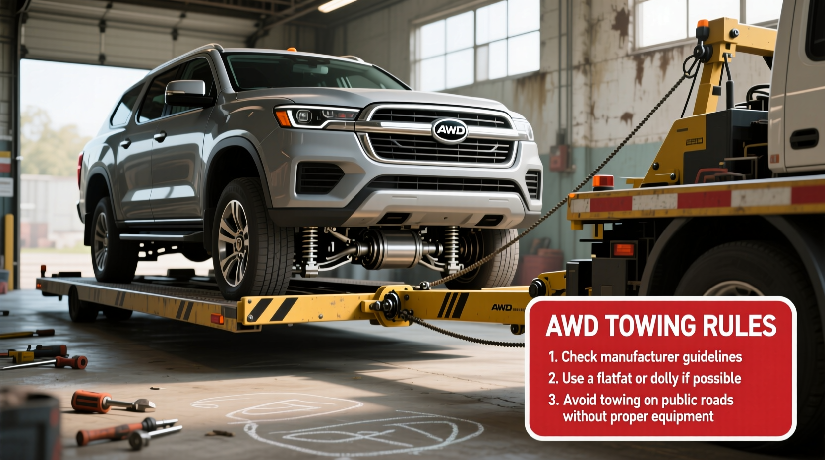 can you tow an awd car