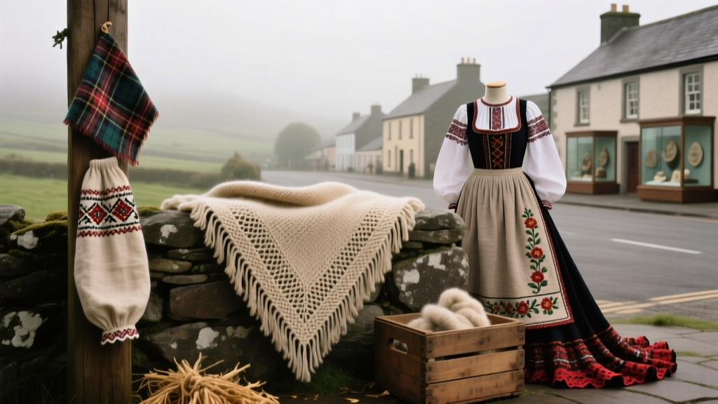 Irish Connemara Shawl Knitting Patterns And Wool Source Guide