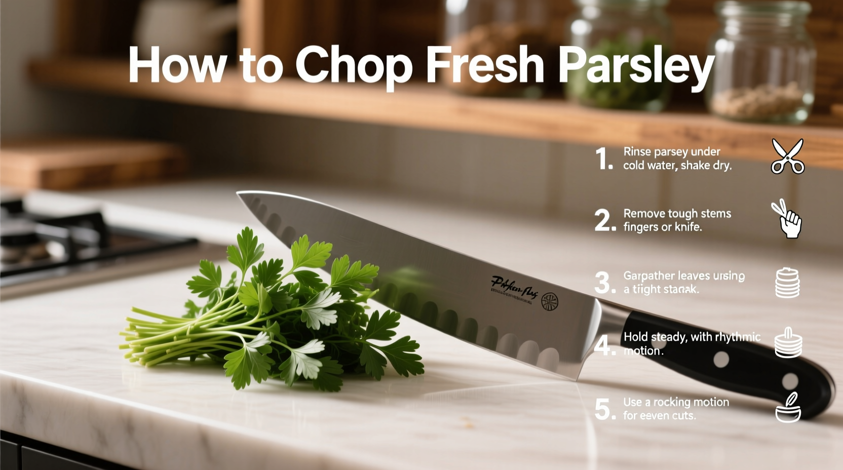5 Ways to Chop Parsley Like a Pro | TheHomeSprouts