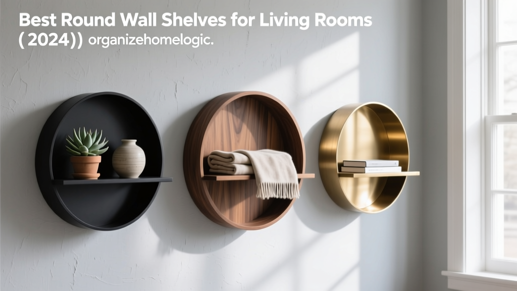 Best Round Wall Shelves for Living Rooms (2024)