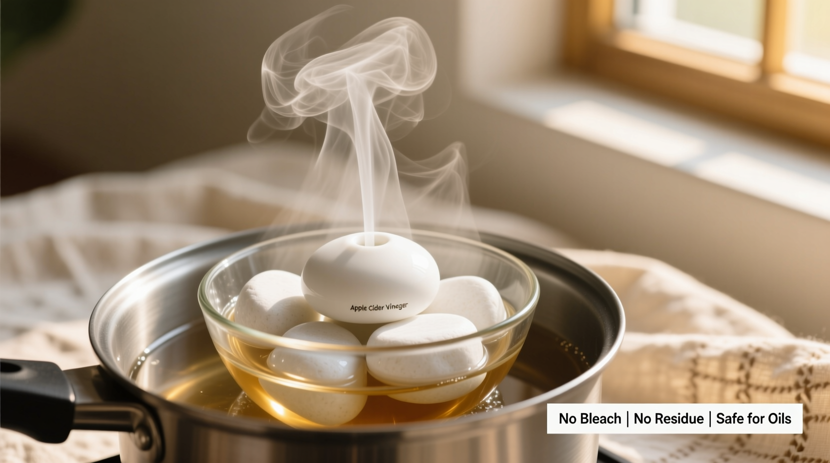 eco friendly cleaning tips vinegar steam for ceramic diffuser stones