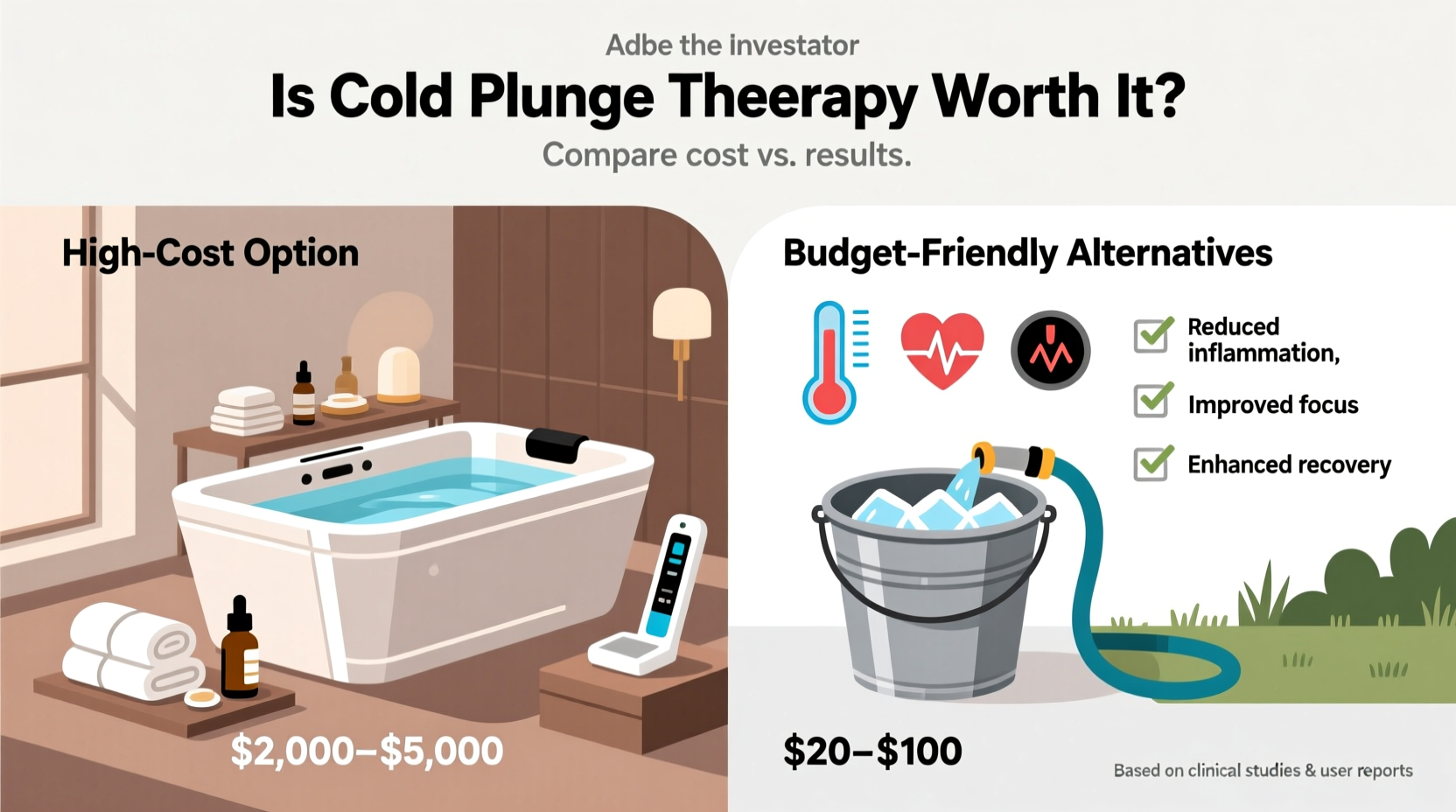 is cold plunge therapy worth the investment or can you get similar benefits cheaper