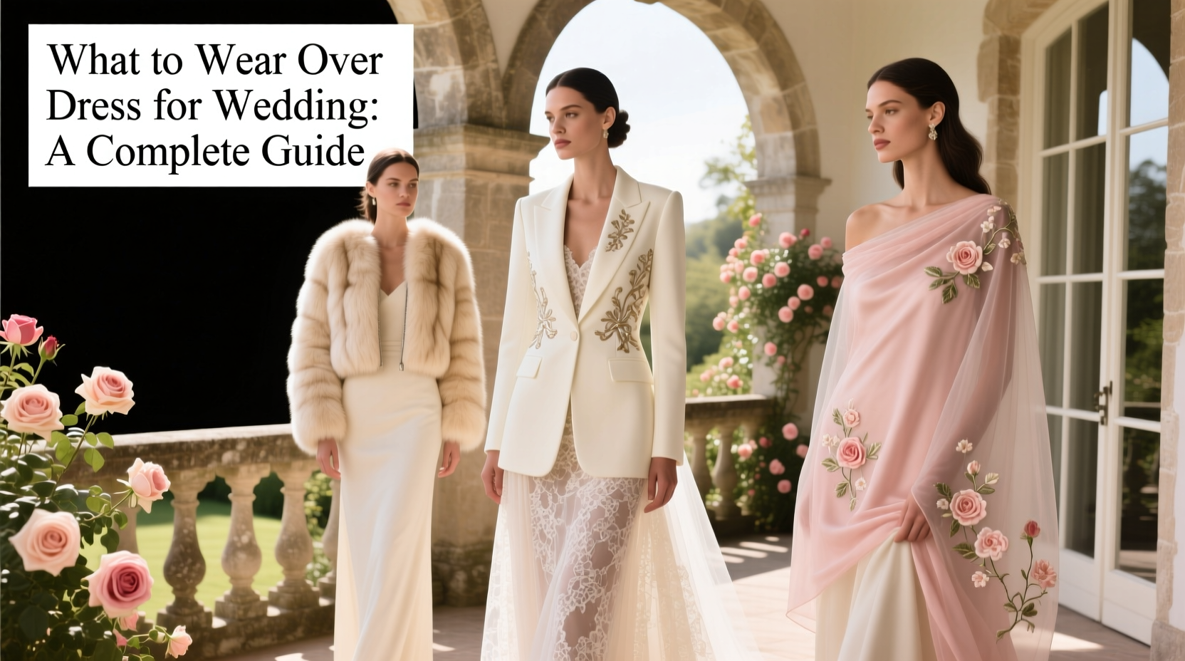 what to wear over dress for wedding