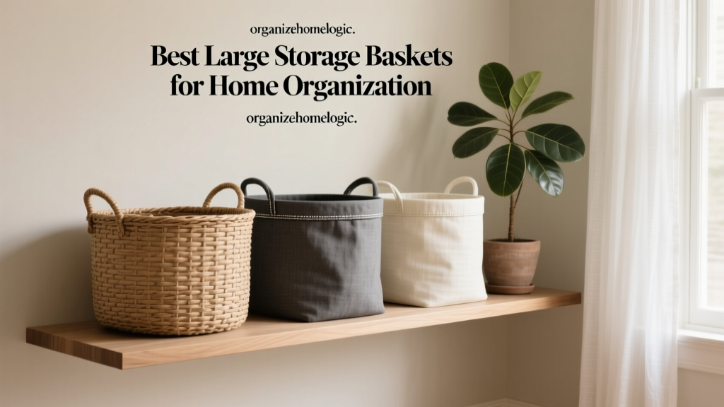 Best Large Storage Baskets for Home Organization