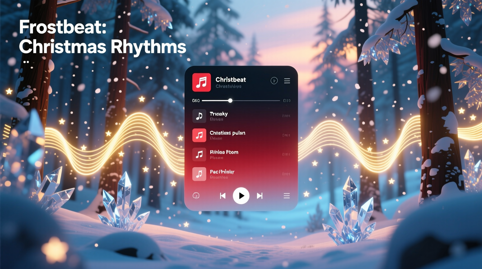 how to create a christmas playlist that complements your light rhythm