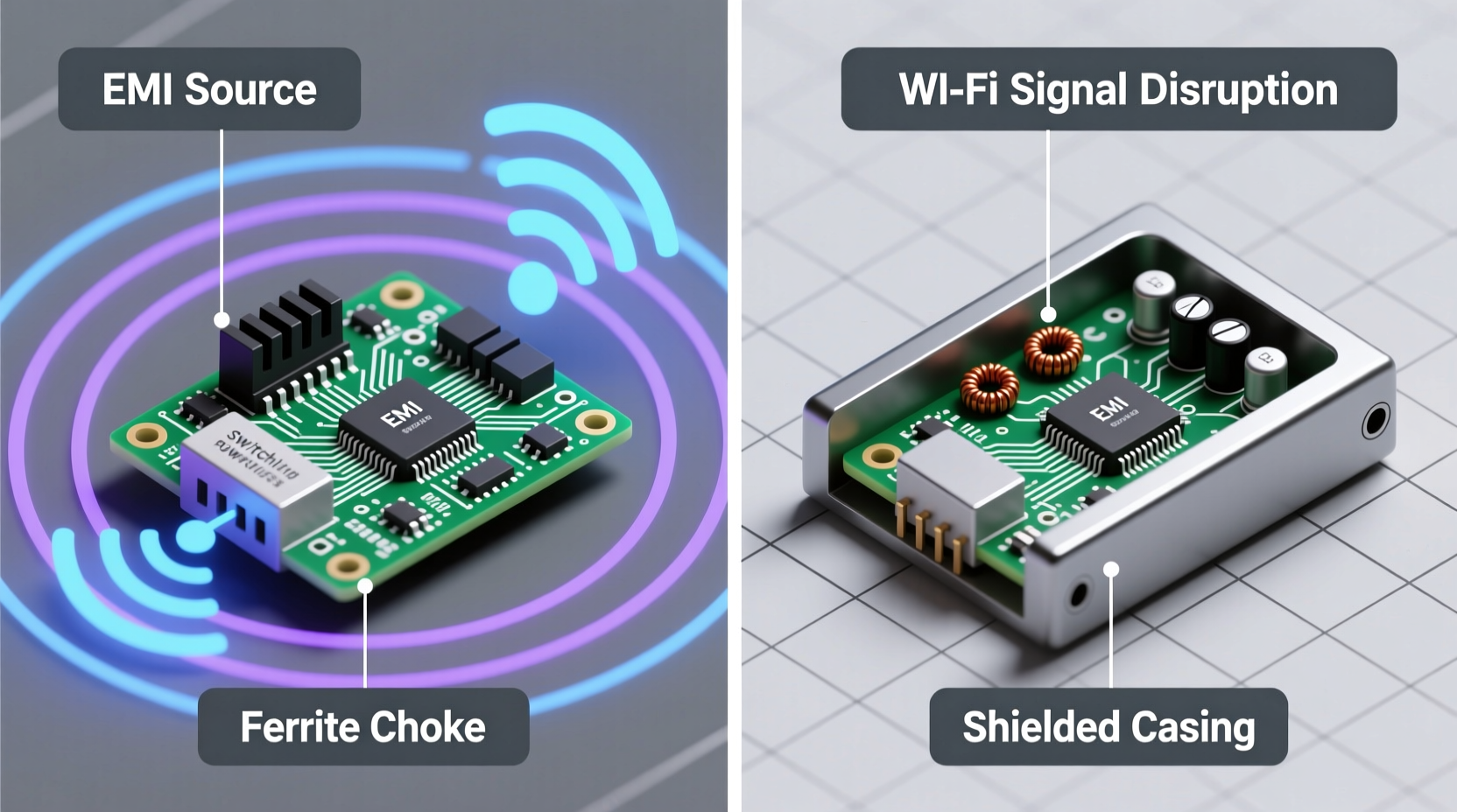 why do some christmas light controllers cause wifi interference and how to avoid it