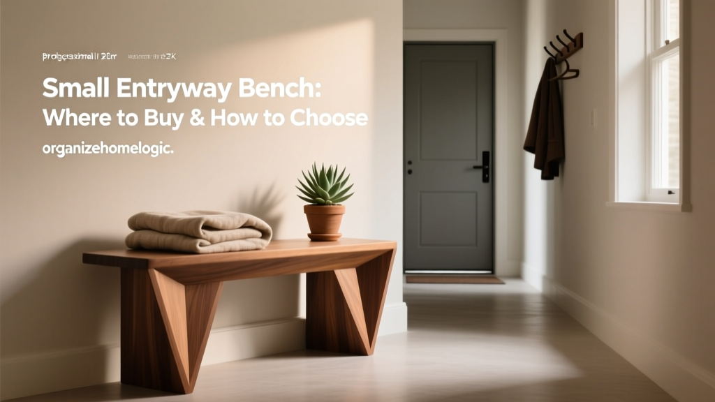 Small Entryway Bench: Where to Buy & How to Choose