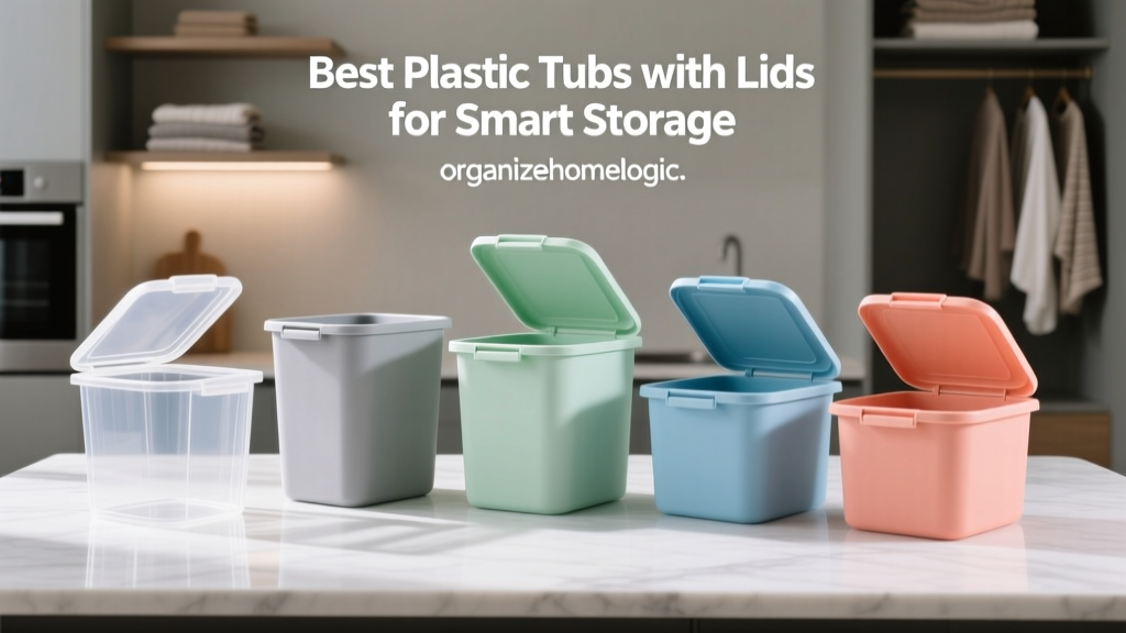 Best Plastic Tubs with Lids for Smart Storage