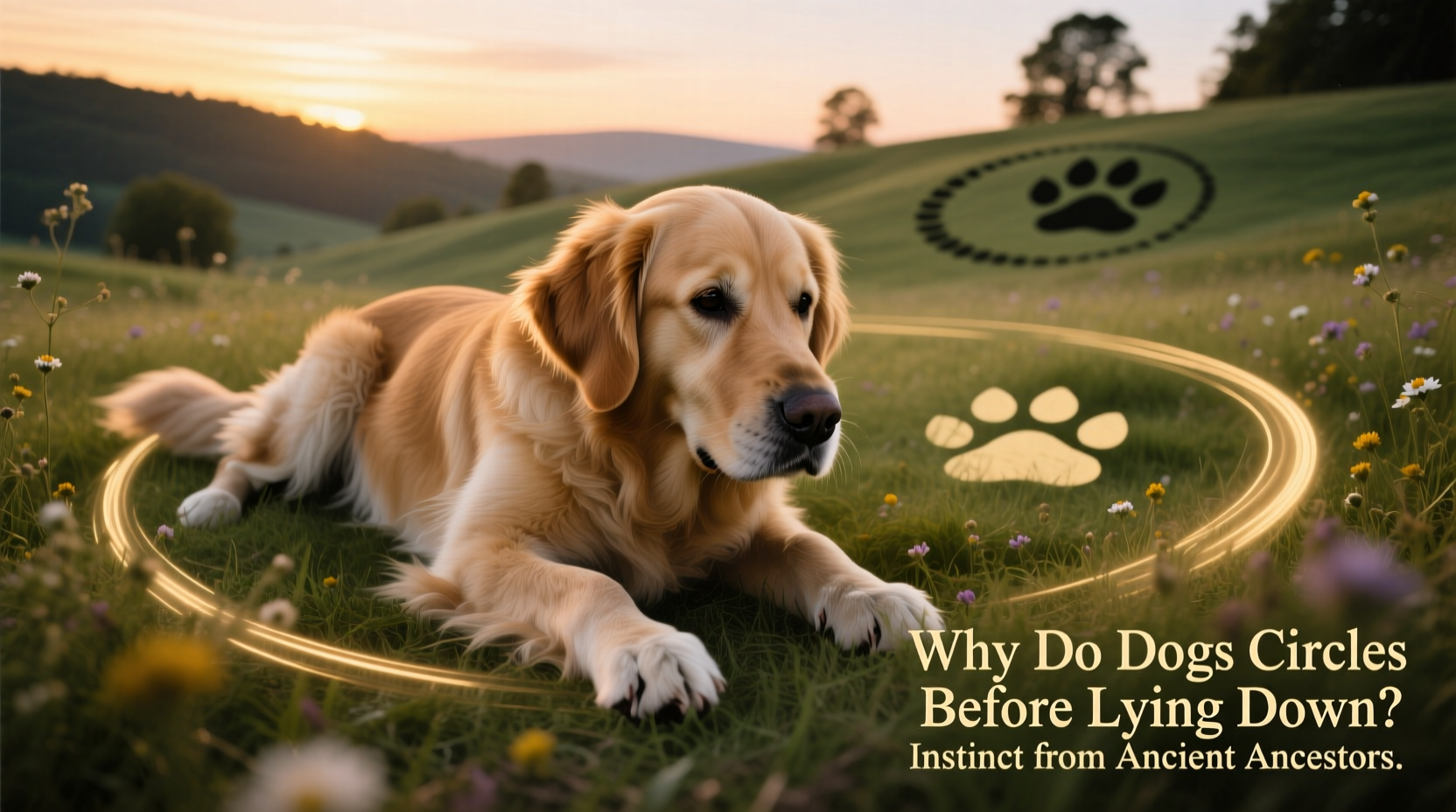 why do dogs circle before lying down and is it an instinctual habit