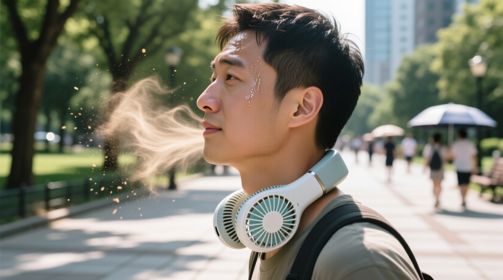 is a neck fan actually effective for staying cool outdoors