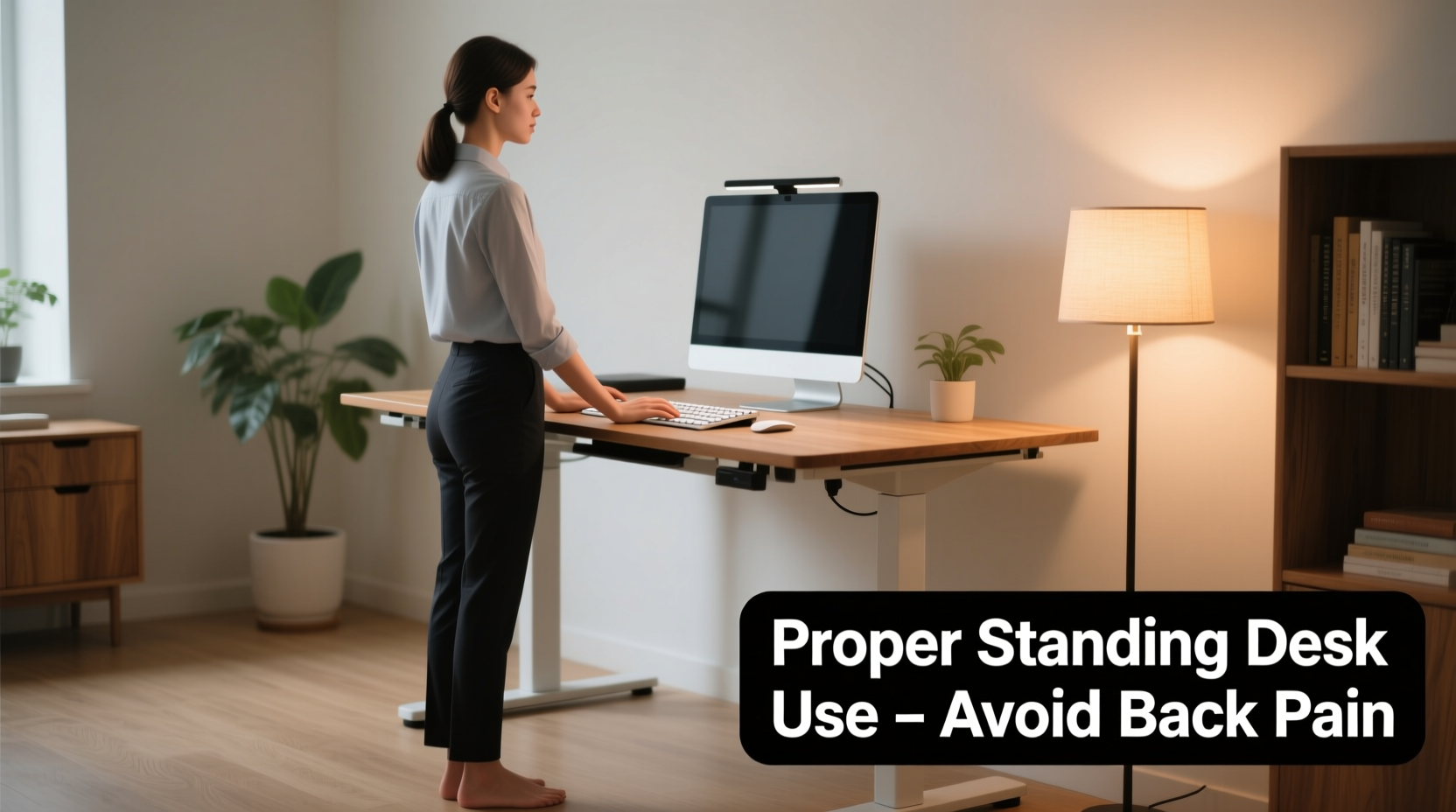 are standing desks better for posture how to use them without back pain