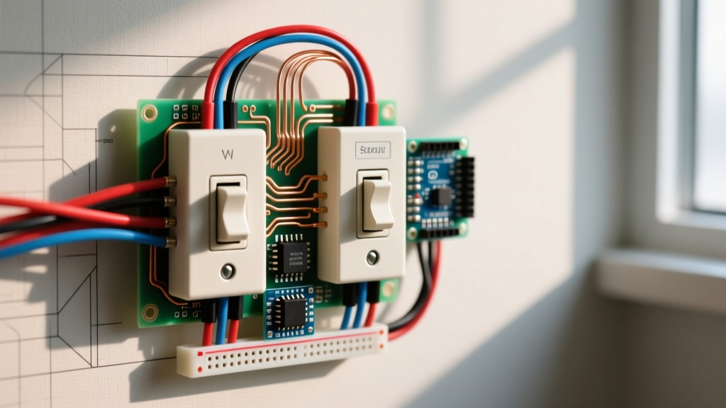 Designing a Two Way Switch Circuit: Topology, Wiring, and Breadboard Testing