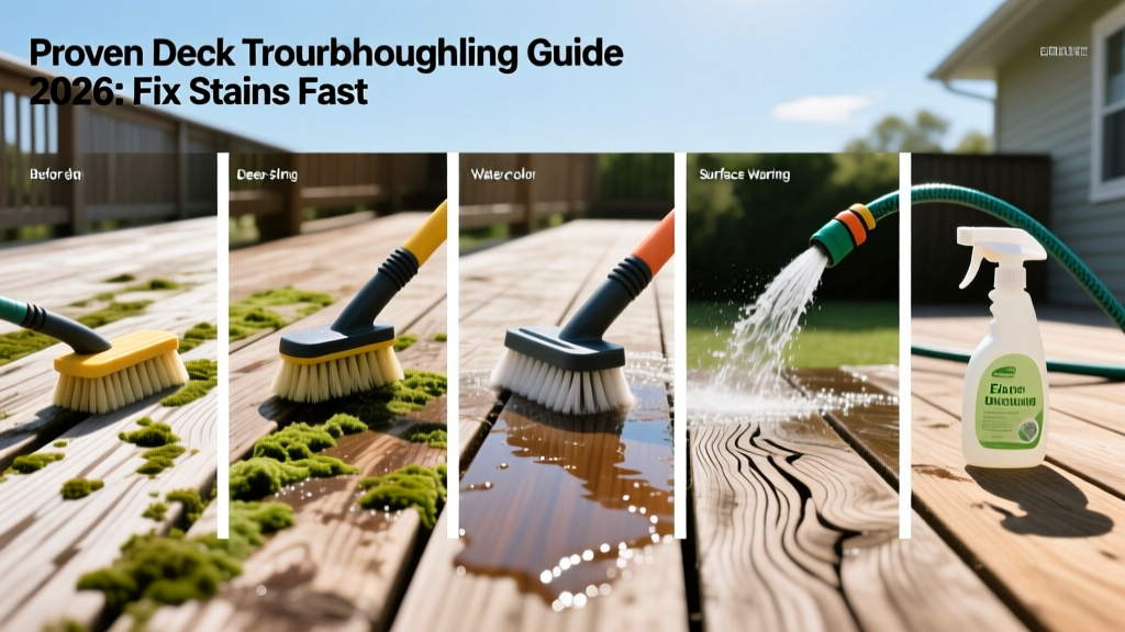 Proven Deck Troubleshooting Guide 2026: Fix Stains Fast