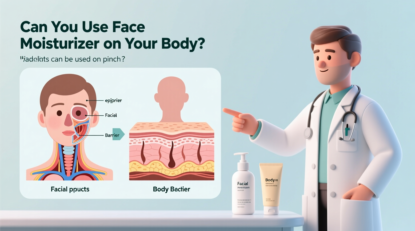 can you use face moisturizer on your body in a pinch dermatologist advice