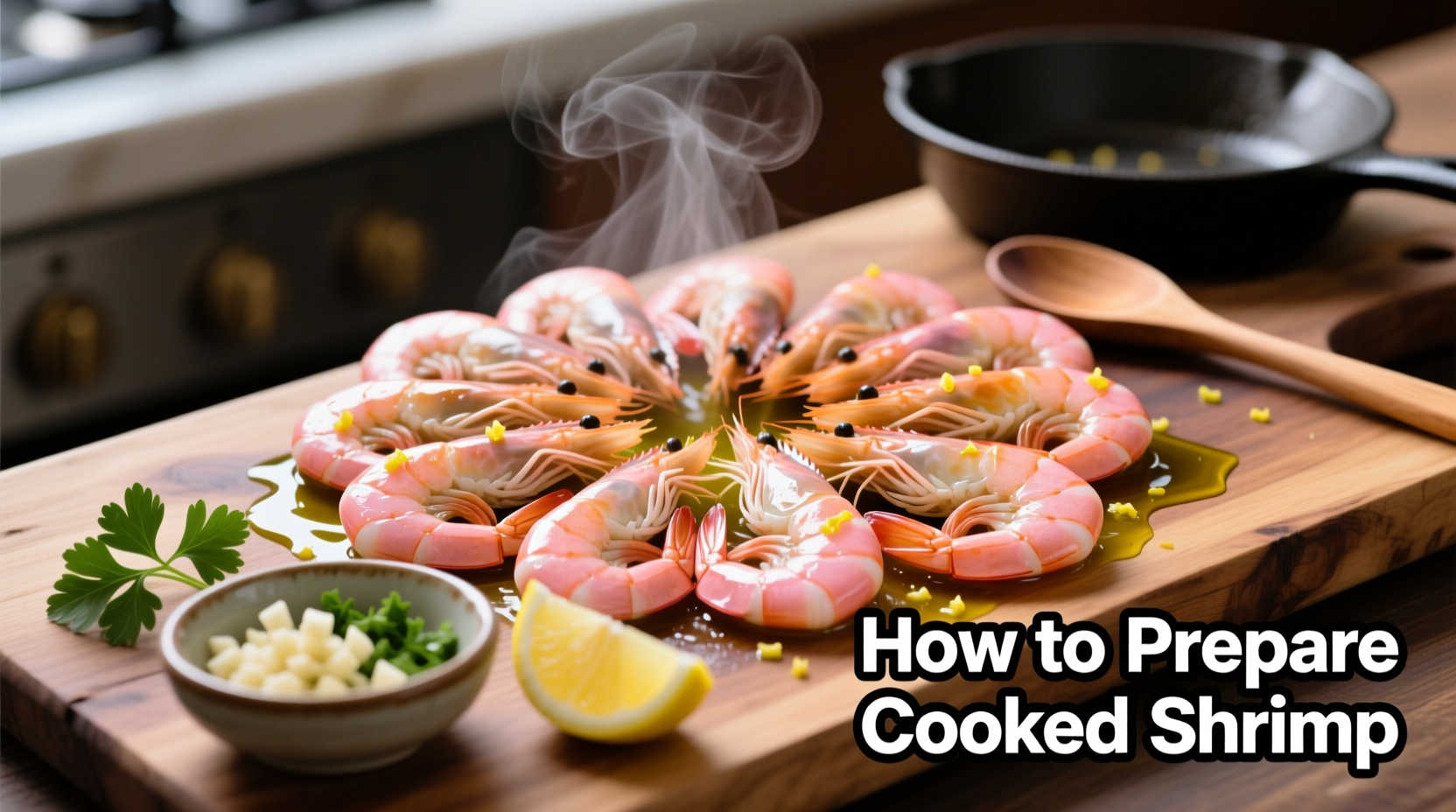how to prepare cooked shrimp