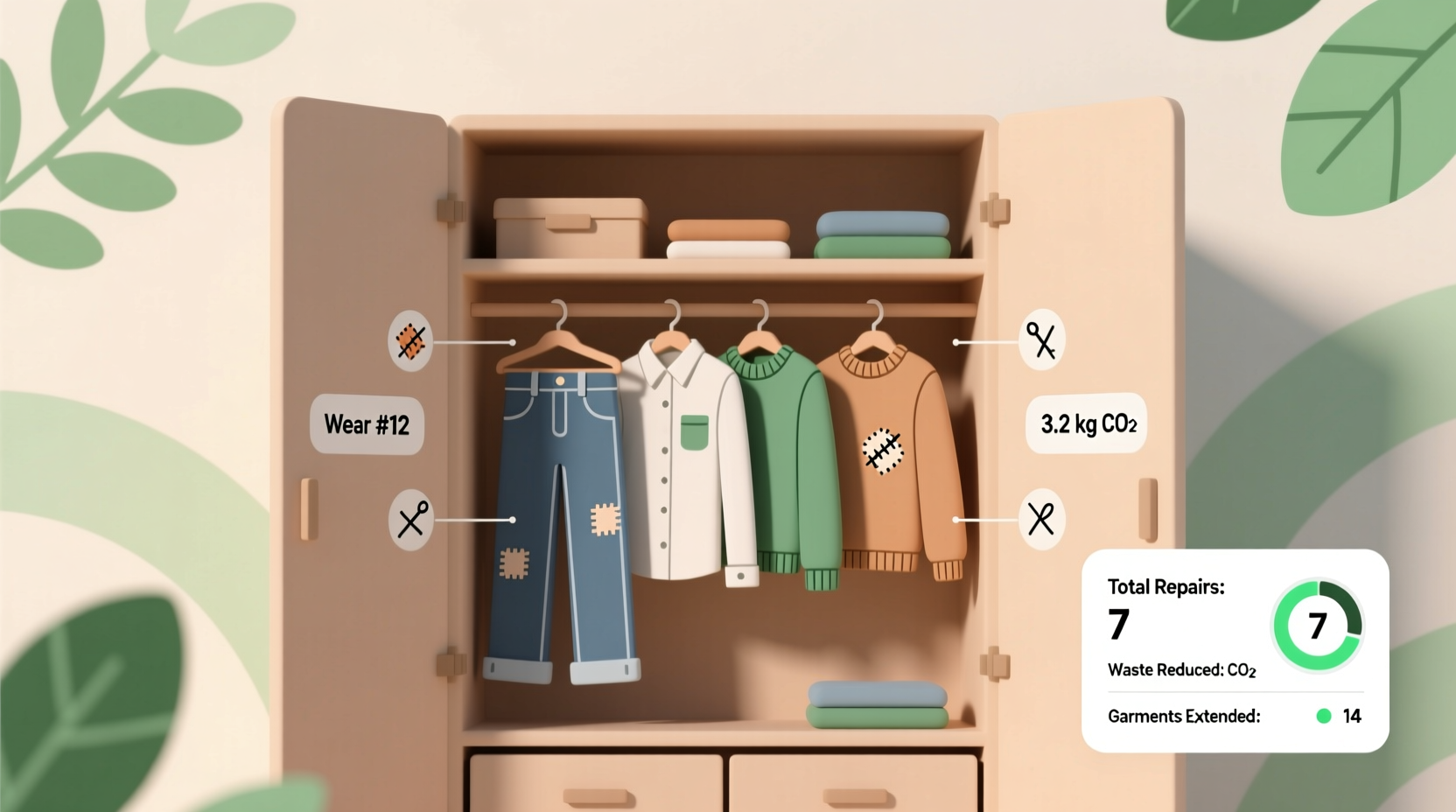 closet organization for sustainable fashion lovers