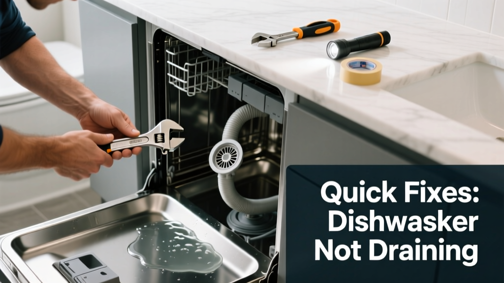 Dishwasher Not Draining in Bathroom: Quick Fixes