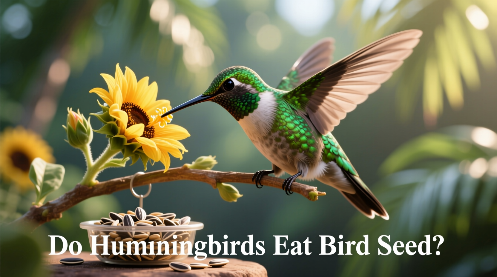 Do Hummingbirds Eat Bird Seed?