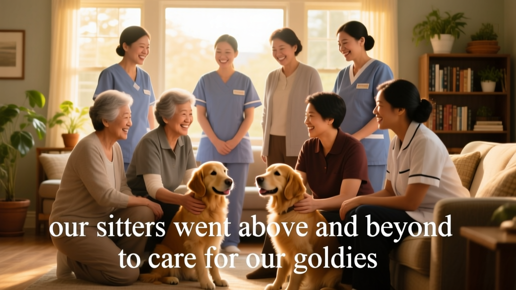 "Our sitters went above and beyond to care for our Goldies"