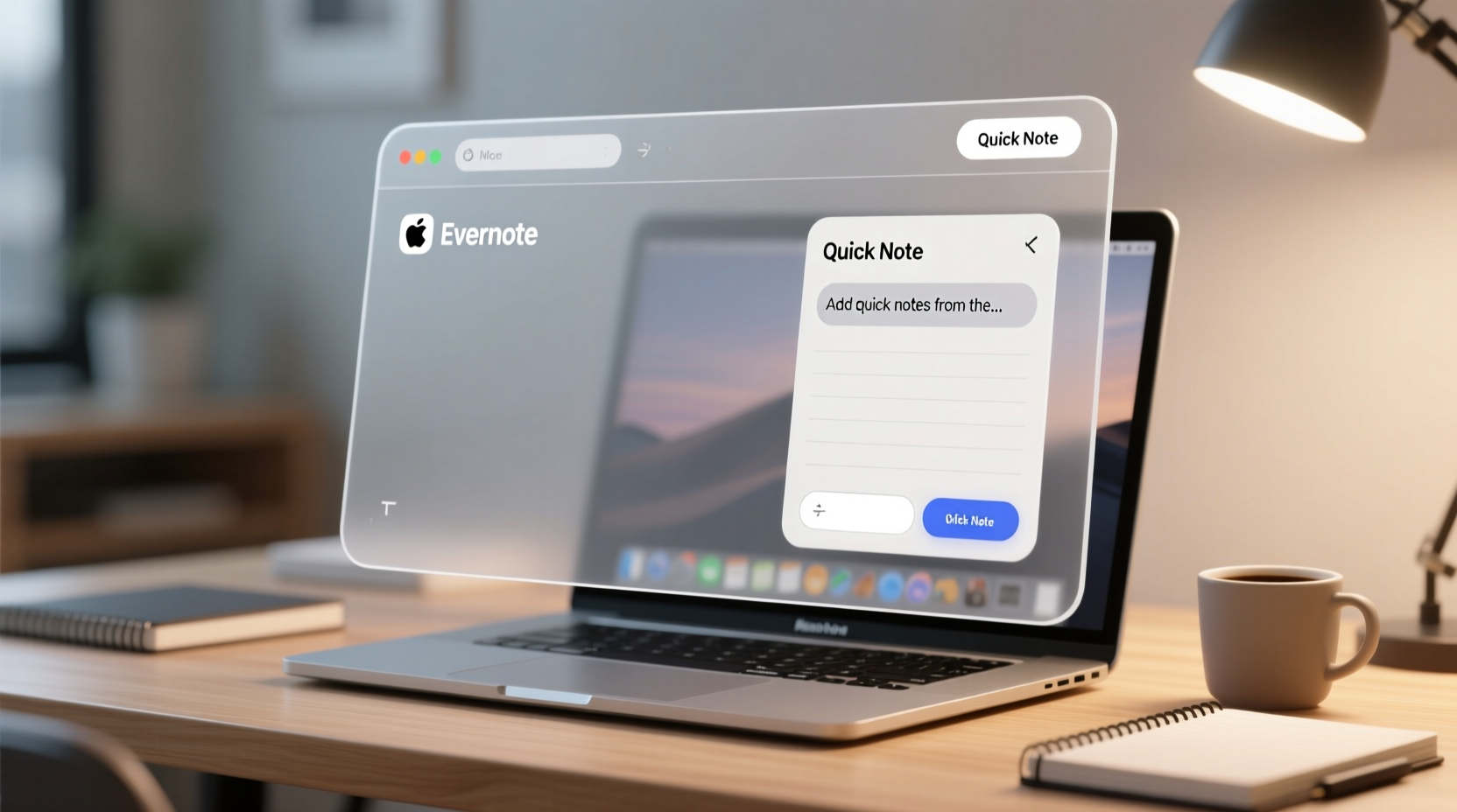 evernote for mac now lets you add quick notes from the