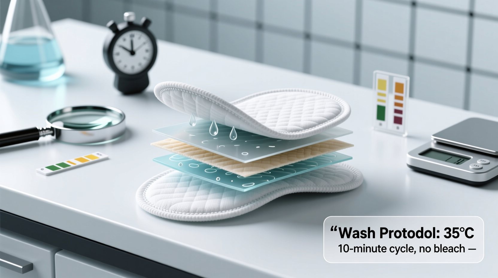 how to wash cloth pads without damaging them