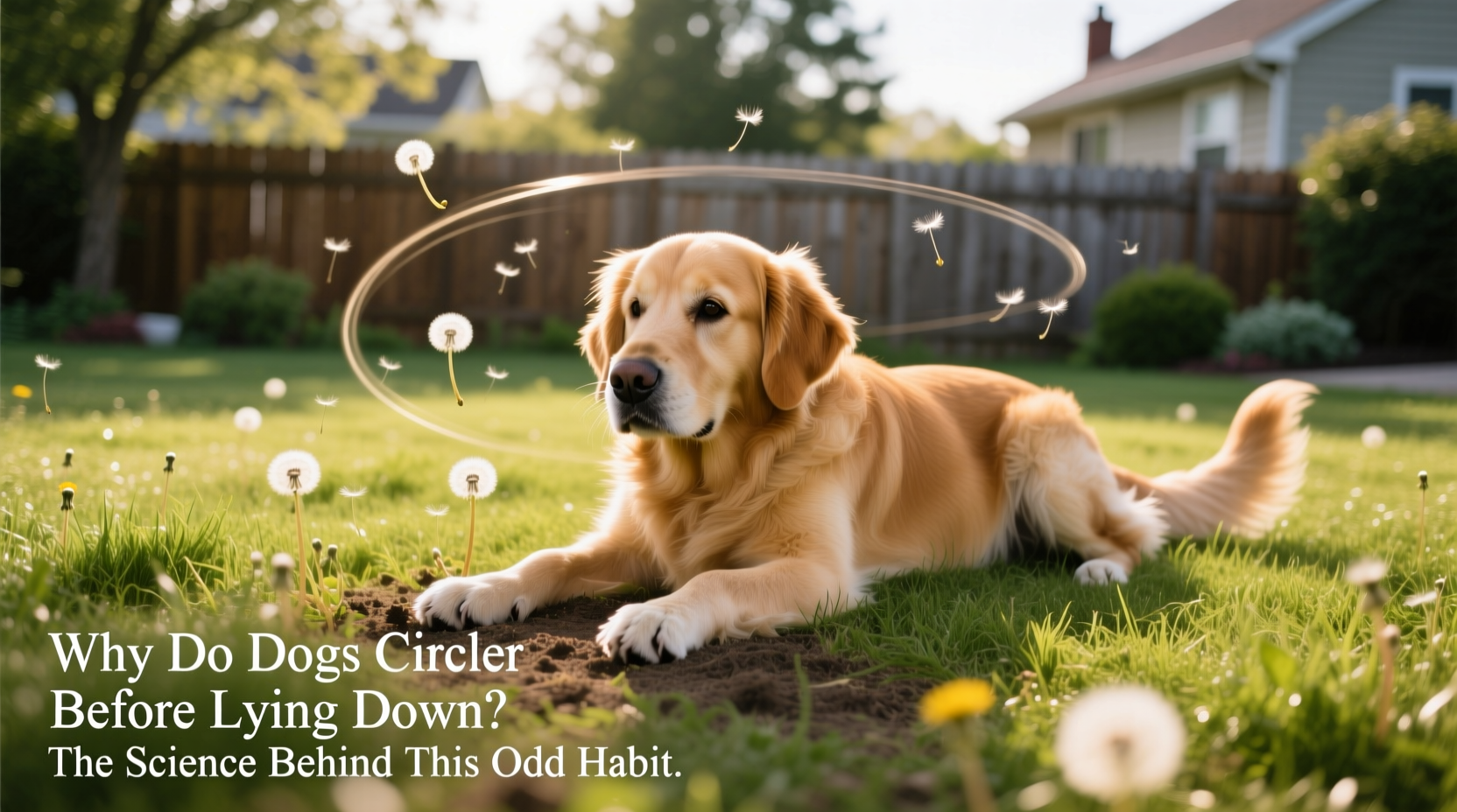 why do dogs circle before lying down the science behind this odd habit