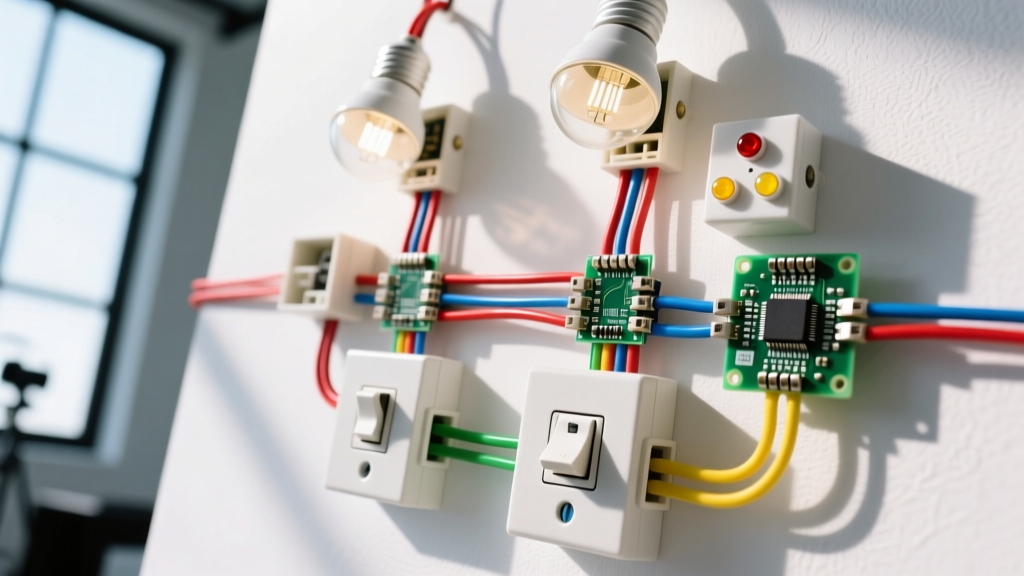 2 Way Switch Wiring Diagram With 2 Lights: Node-by-Node Trace