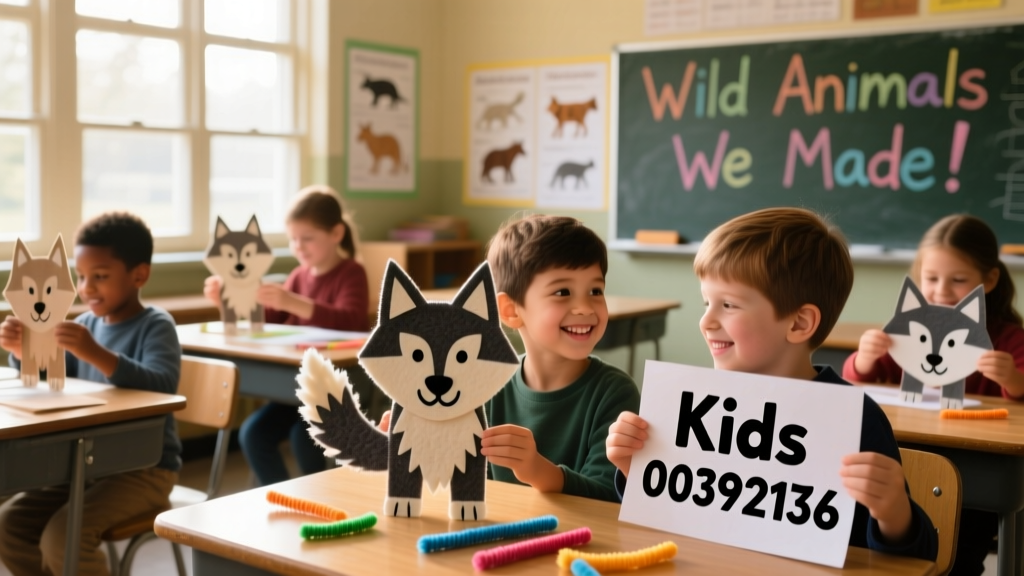 Wolf Crafts for Kids: Developmentally Appropriate Activities That Build Fine Motor Skills, Empathy, and Ecological Awareness