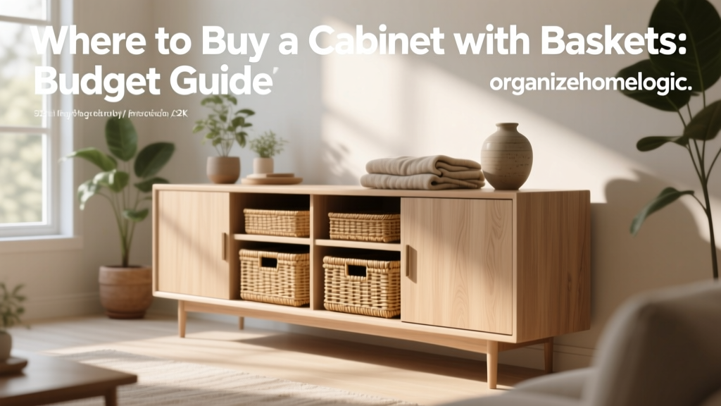 Where to Buy a Cabinet with Baskets: Budget Guide