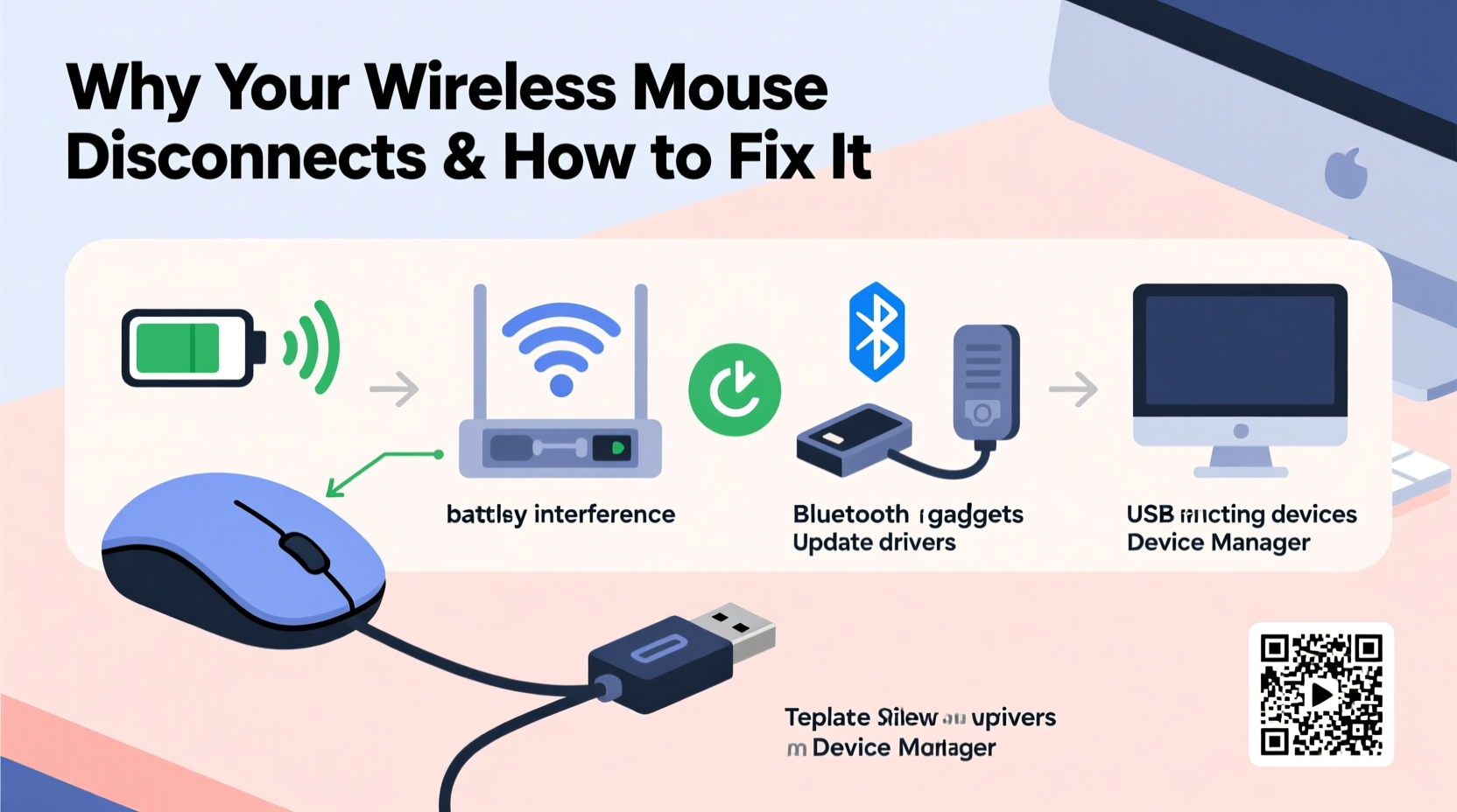 why does my wireless mouse randomly disconnect and how to fix it