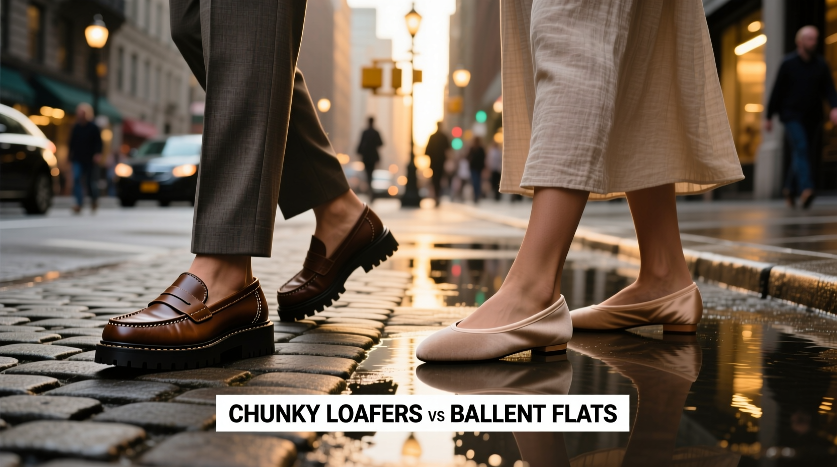 chunky loafers vs ballet flats which walks better all day in the city
