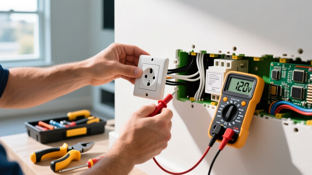 How to Replace a Receptacle and Verify Normal Outlet Voltage