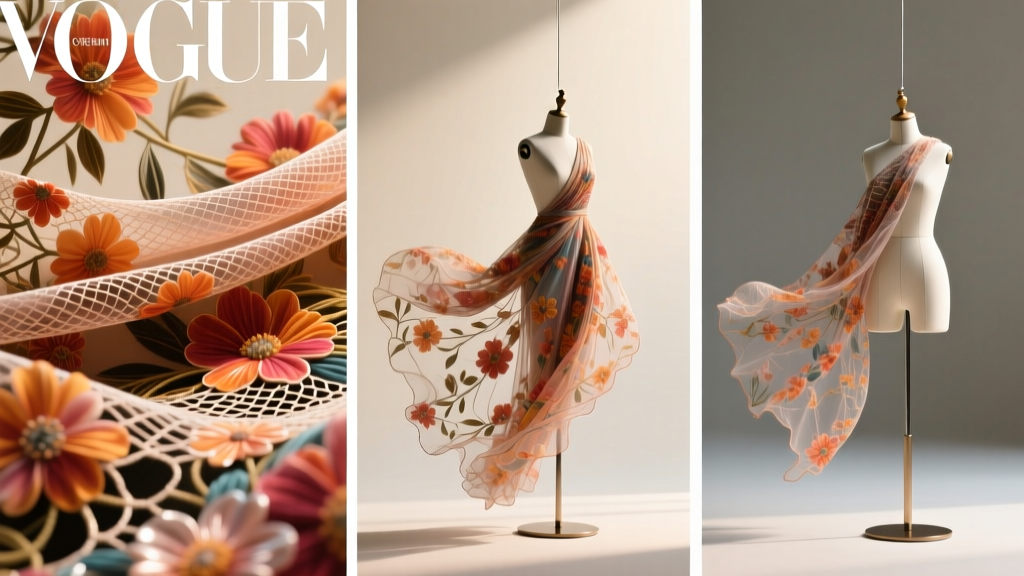 Floral Mesh Fabric: A Designer’s Guide to Structure & Sensuality