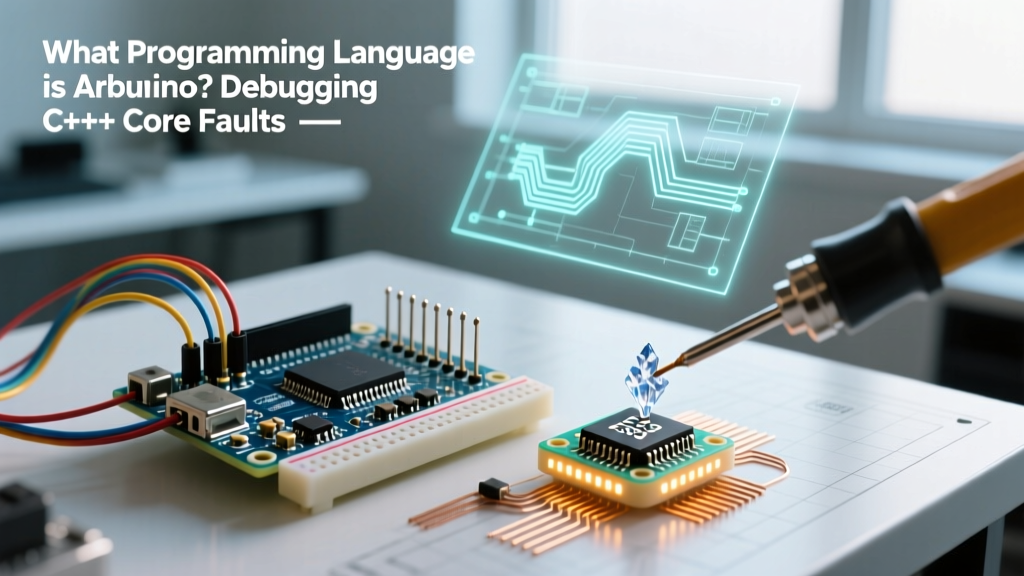 What Programming Language is Arduino? Debugging C++ Core Faults