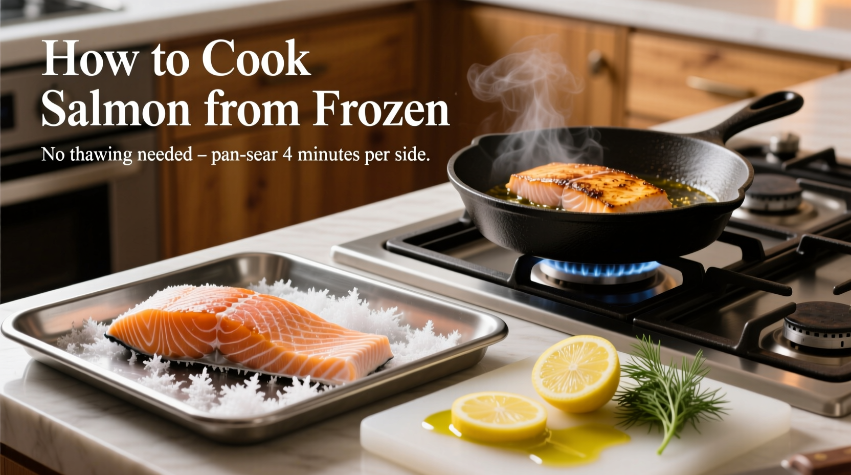 how to cook salmon frozen
