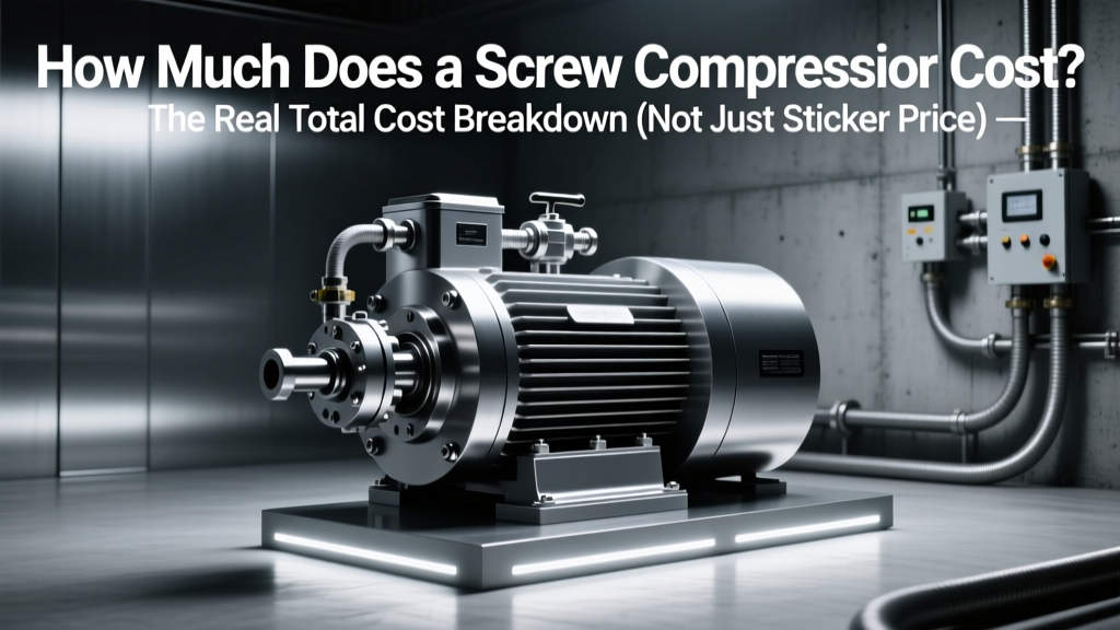 Screw Compressor Cost: Real TCO Breakdown